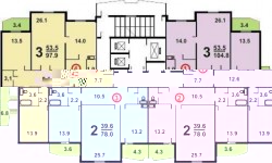 Планировка квартир Нагатино-Садовники, мкр. 1, вл. 29А, 29Б, 30А фото.jpg
