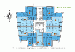 Планировки квартир в ЖК «Омега 2».gif