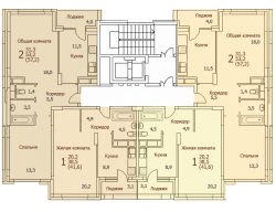 Планировки квартир в ЖК «Красково» (3).png