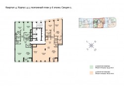 квартал 4. Корпус 4.2, поэтажный план 3-8 этажа. Секция 2..jpg