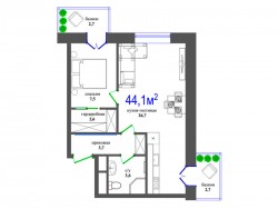 Планировки квартир в Клубном доме на Менжинского (7).jpg