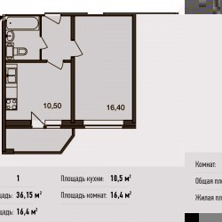Планировки квартир в ЖК «Домодедово парк» (6).jpg